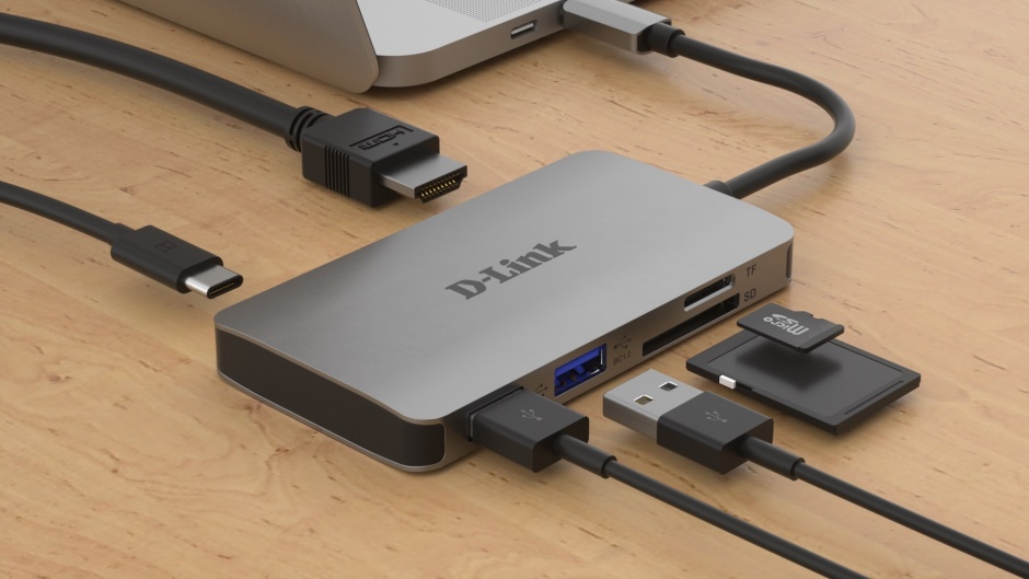 Imagine Docking station USB-C la HDMI 4K, 2 x USB-A, 1 x Quick Charge (BC 1.2), 1 x USB-C (Thunderbolt 3), D