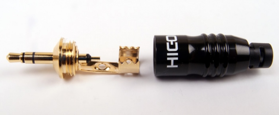 Imagine Conector de lipit jack stereo 3.5mm 3 pini tata, HICON HI-J35S02