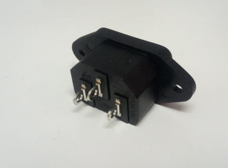 Imagine Conector de alimentare pentru lipit 230V/tata IEC C14