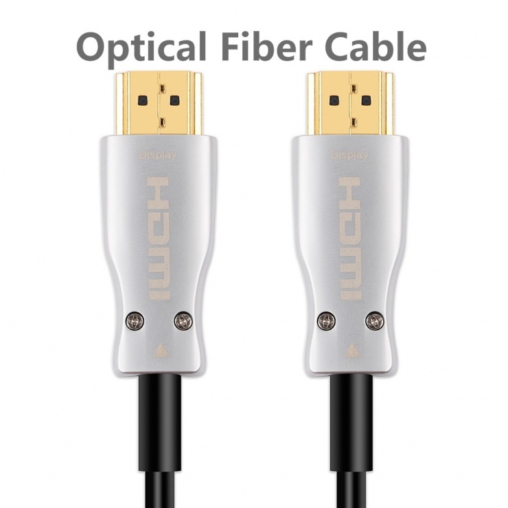 Imagine Cablu HDMI Activ Optical (AOC) 4K@60Hz 20m T-T Negru, KPHDM2X20