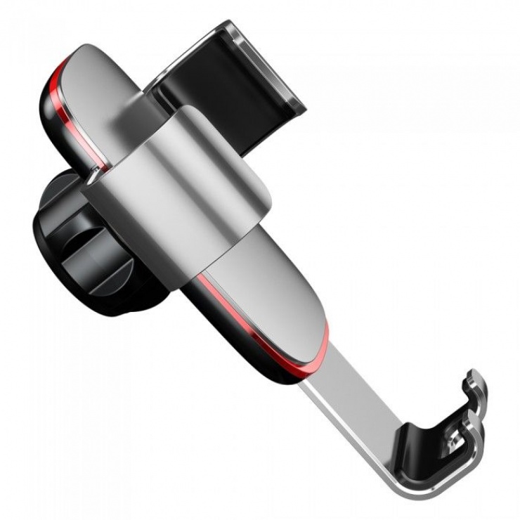 Imagine Suport auto magnetic pentru smartphone cu montare ventilator Argintiu, Baseus Baseus MetalAge/Air
