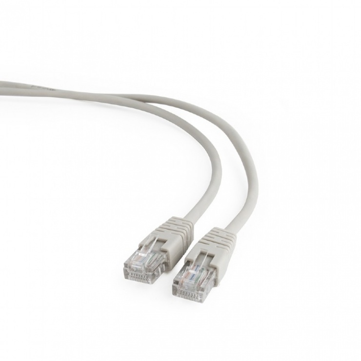Imagine Cablu de retea RJ45 cat 5e 50m UTP Gri, Gembird PP12-50M