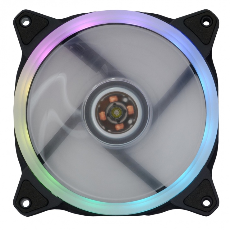 Imagine Ventilator carcasa 120mm RGB, Spacer SP-CF12-RGB