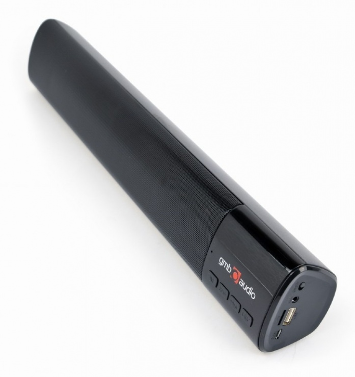 Imagine Boxa portabila bluetooth 1200mAh Negru, Gembird SPK-BT-BAR400-01