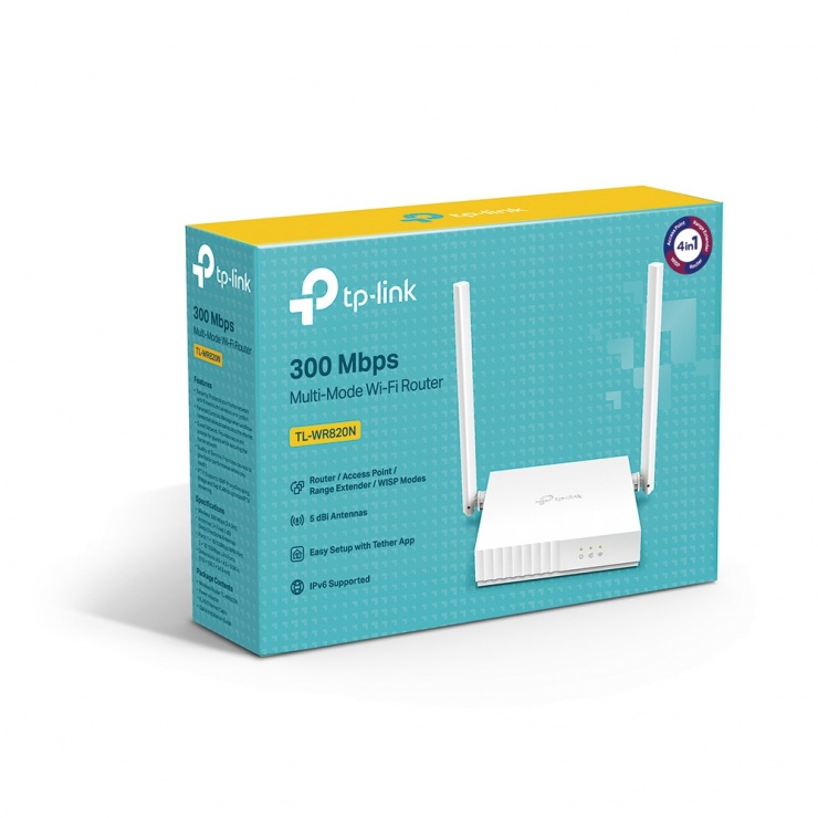 Imagine Router wireless 300Mbps 2 antene, TP-LINK TL-WR820N