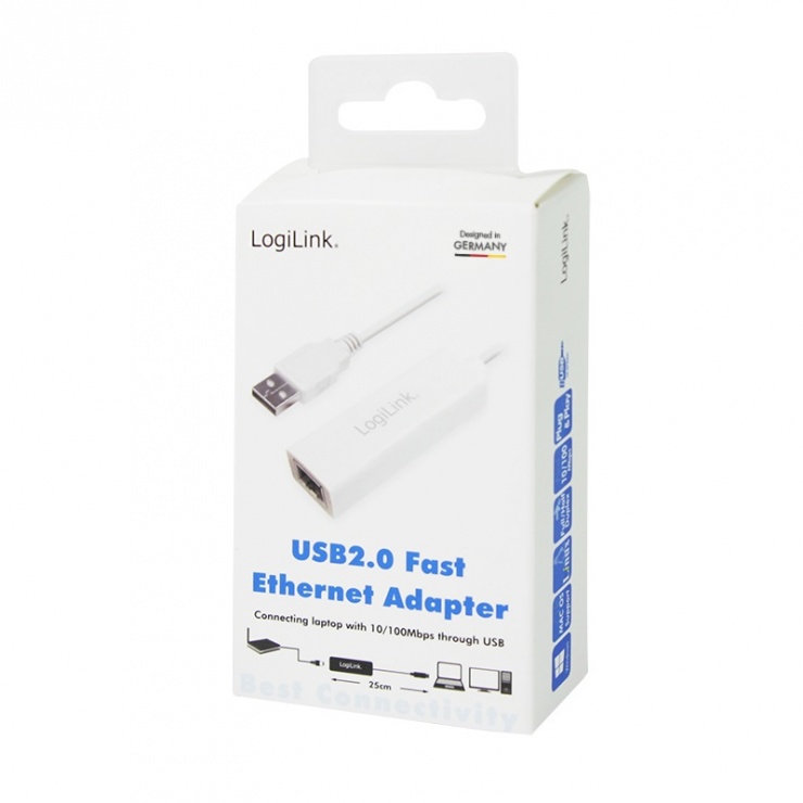 Imagine Adaptor USB 3.1-C la RJ45 Gigabit, Logilink UA0238