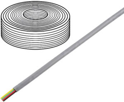 Imagine Cablu rola telefon 4 fire 100M, 28AWG, TEL-0032-100/SV