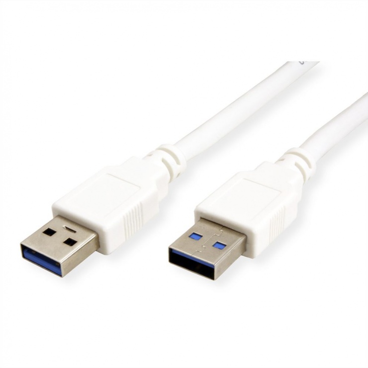 Imagine Cablu USB 3.2-A Gen1 T-T 3m Alb, Value 11.99.8976