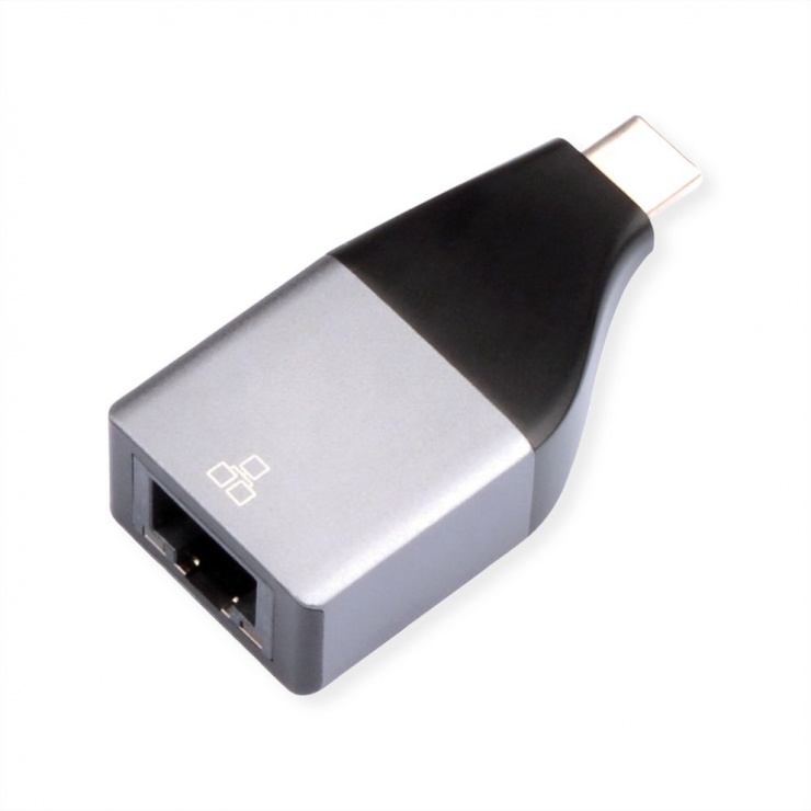 Imagine Adaptor USB 3.2 Gen 2 la Gigabit LAN, Roline 12.02.1110