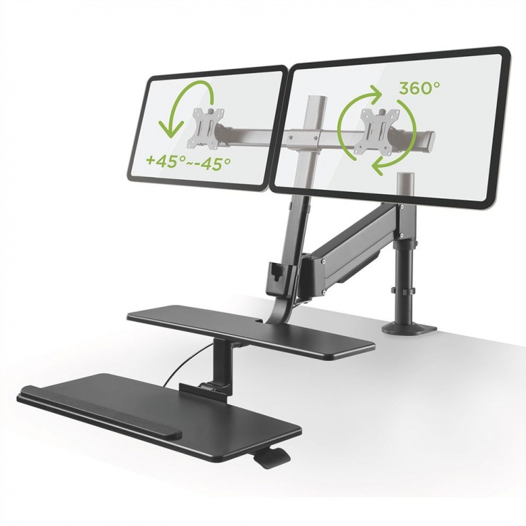 Imagine Suport masa pentru monitor + tastatura, Value 17.99.1220