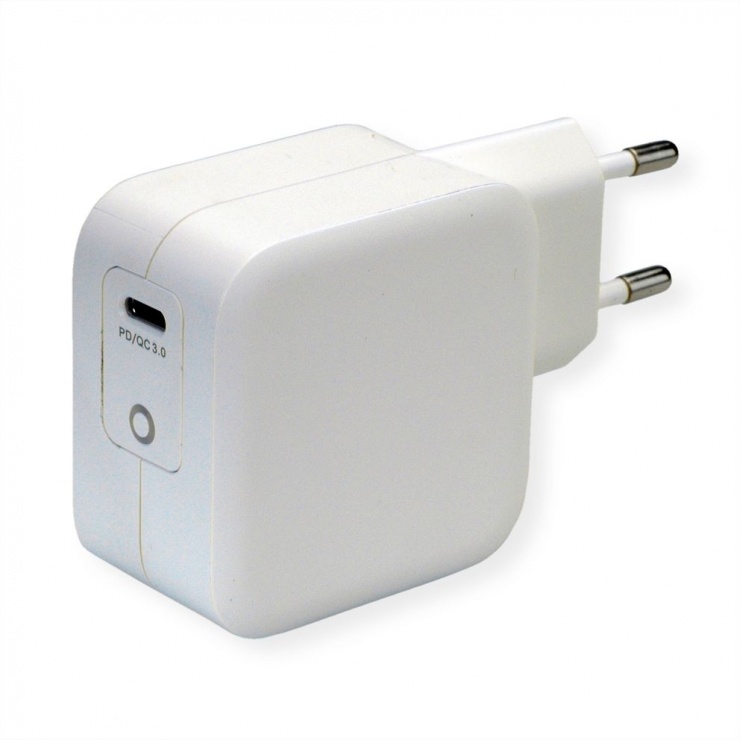 Imagine Incarcator priza 1 x USB-C Quick Charge 3.0 PD 61W, Roline 19.11.1018