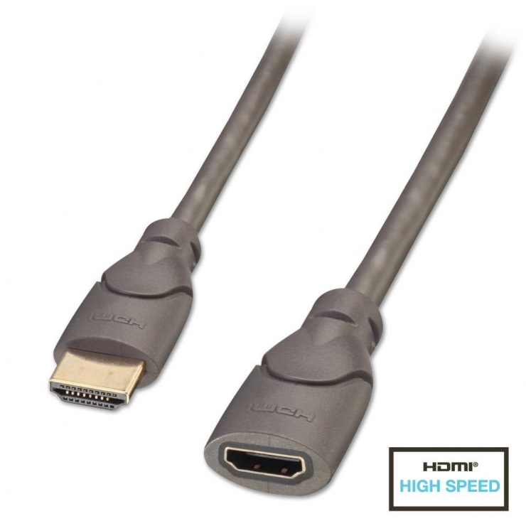 Imagine Cablu prelungitor HDMI Full HD T-M 1m, Lindy L41314