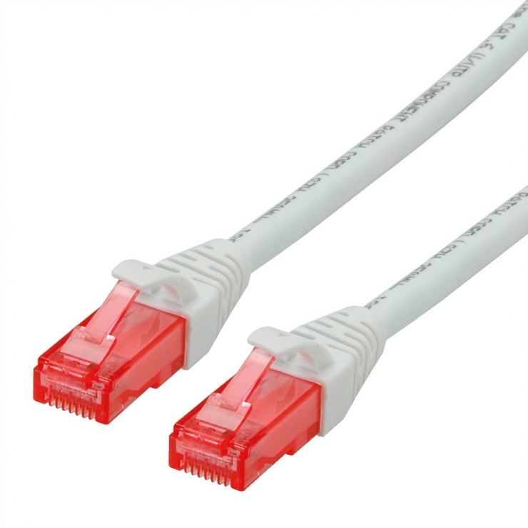 Imagine Cablu de retea RJ45 UTP Component Level cat.6 LSOH 10m Alb, Roline 21.15.2567
