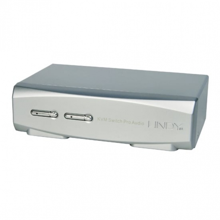 Imagine Switch KVM 2 porturi DisplayPort 1.2, USB 2.0 & Audio, Lindy L39304