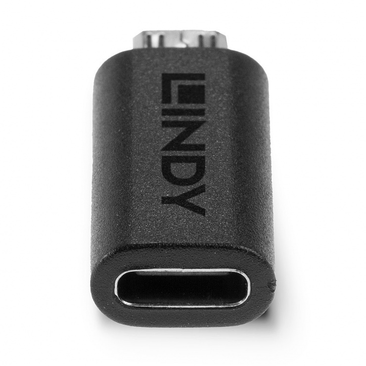 Imagine Adaptor USB type C la micro USB 2.0 M-T, Lindy L41903