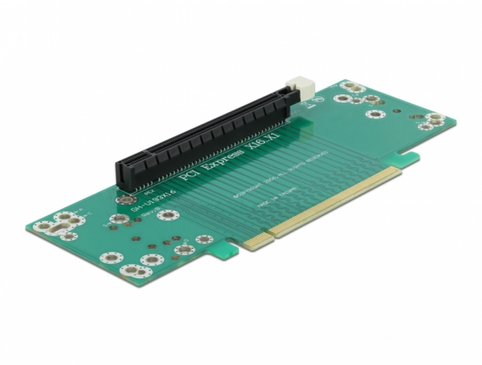 Imagine Riser Card PCI Express x16 la x16 insertie stanga, Delock 41982