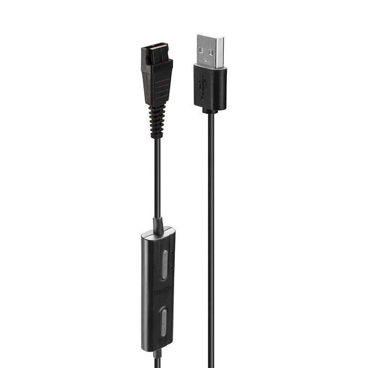 Imagine Adaptor USB pentru casti Plantronics Quick Disconnect, Lindy L42751