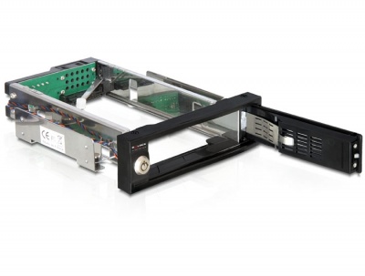 Imagine Rack intern 5.25" pentru HDD SAS/SATA 3.5", Delock 47195