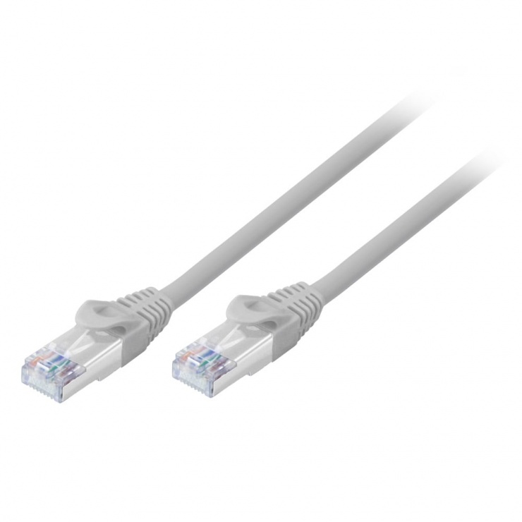 Imagine Cablu de retea RJ45 cat.6 FTP 3m Gri, Lindy L47254