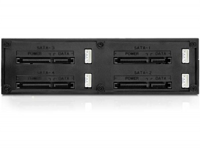 Imagine Rack mobil 5.25" pentru 4 x 2.5 SATA HDD, Delock 47210