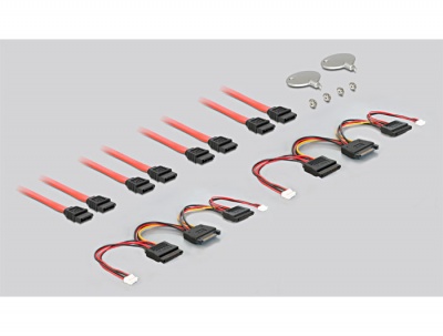 Imagine Rack mobil 5.25" pentru 4 x 2.5 SATA HDD, Delock 47210