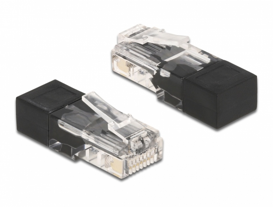 Imagine Conector RJ45 cu resistor, Delock 66807