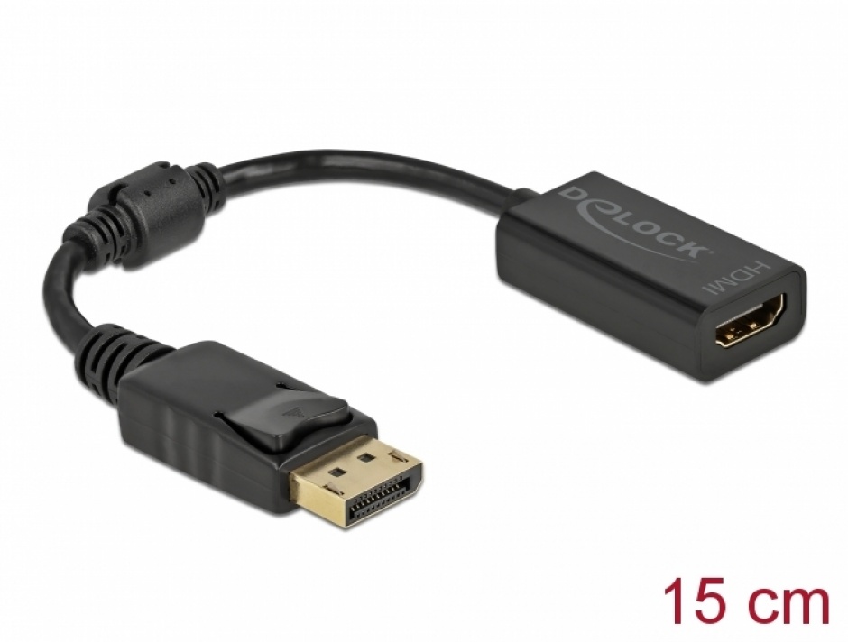 Imagine Adaptor DisplayPort la HDMI Full HD T-M pasiv, Delock 61011