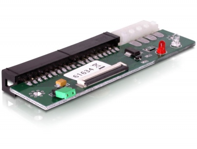 Imagine Convertor IDE 40pini la HDD ZIF 1,8 inch, Delock 61634