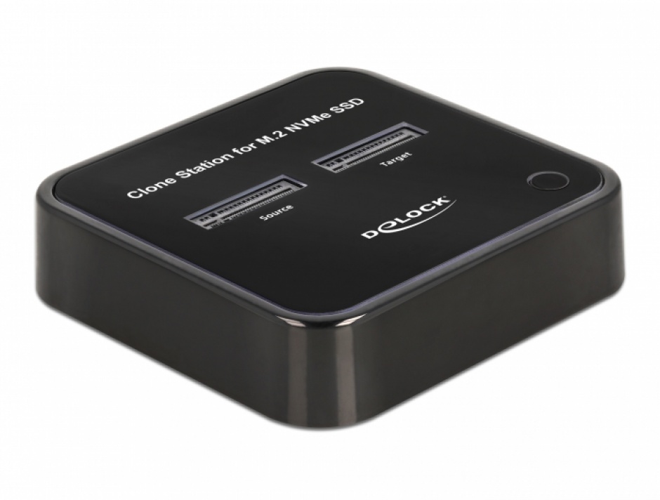 Imagine Docking station USB 3.2-C Gen 2 pentru 2 x M.2 NVMe PCIe SSD cu functie de clona, Delock 63329