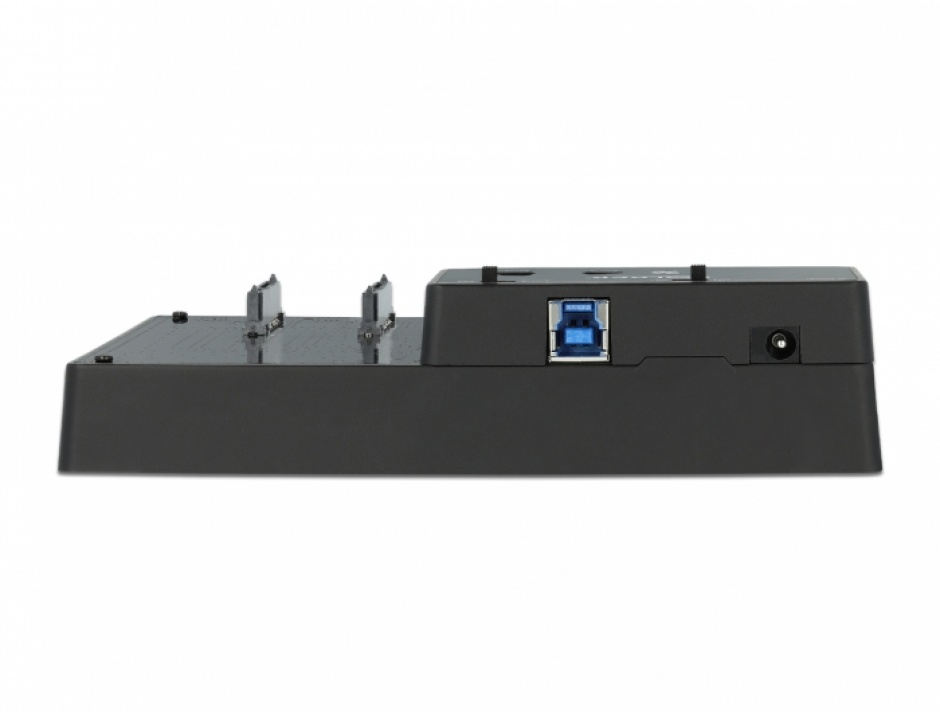 Imagine Docking station USB 3.0 la 5 x SSD/HDD SATA cu functie de clona, Delock 64098