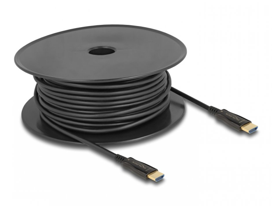 Imagine Cablu activ optic HDMI 8K60Hz T-T 30m, Delock 84040