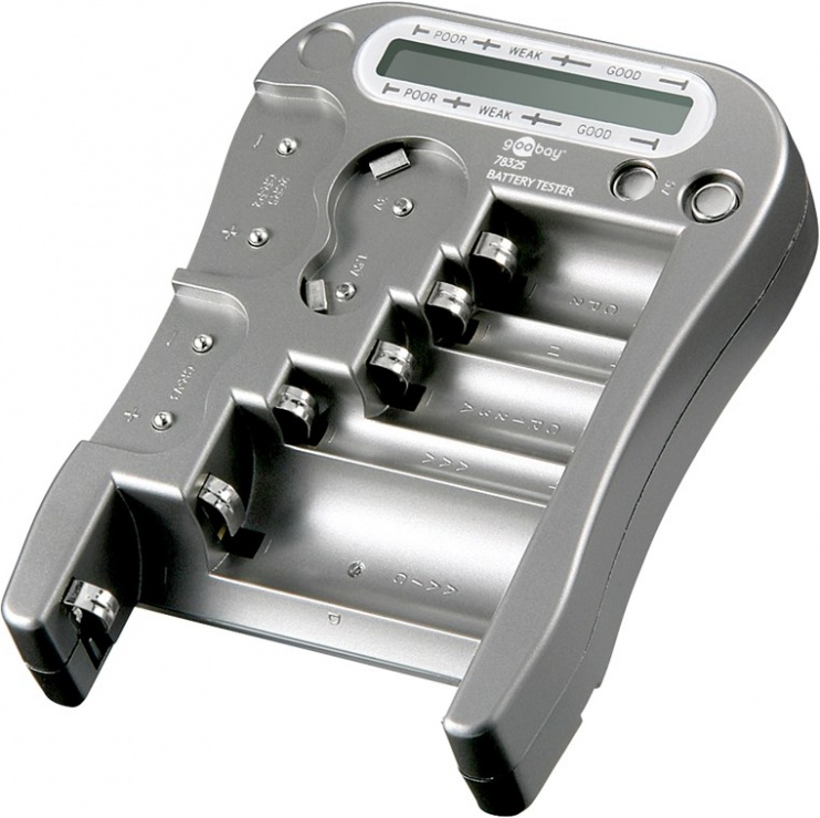 Imagine Tester LCD baterii cu afisaj, Goobay G78325