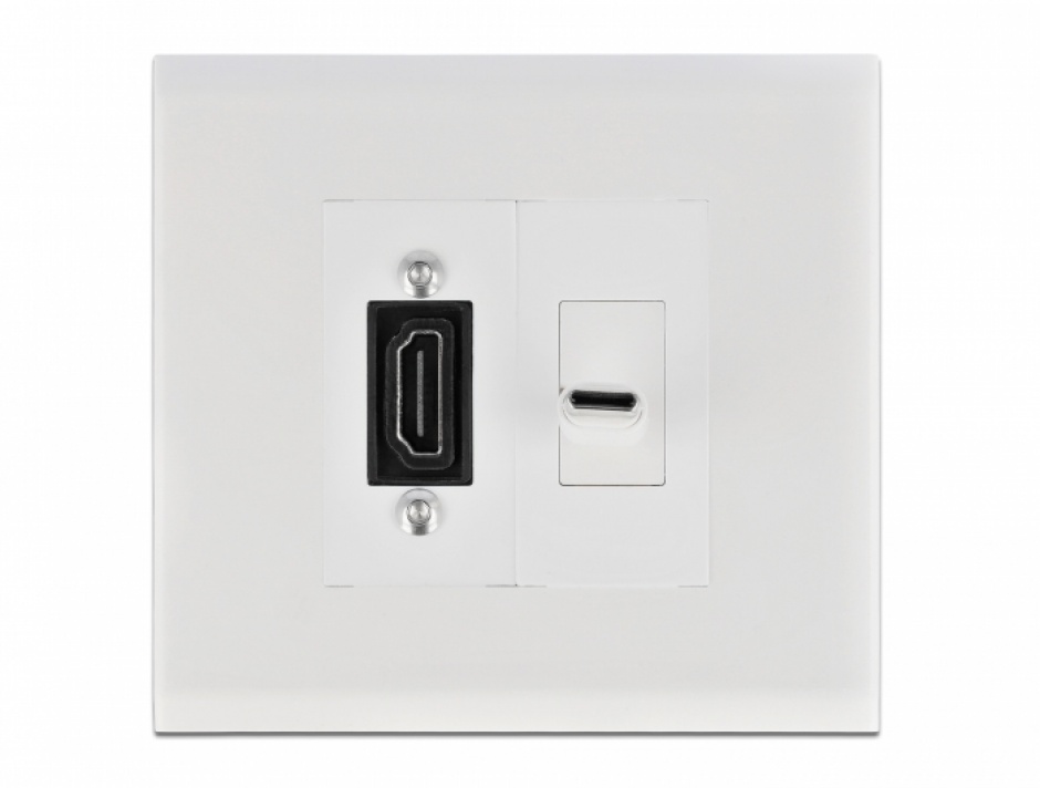 Imagine Carcasa pentru modul Easy 45 Alb 85 x 80 mm, Delock 81315