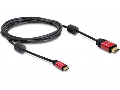 Imagine Cablu HDMI Premium 19 T - mini HDMI 19 T 1.8M, Delock 84336