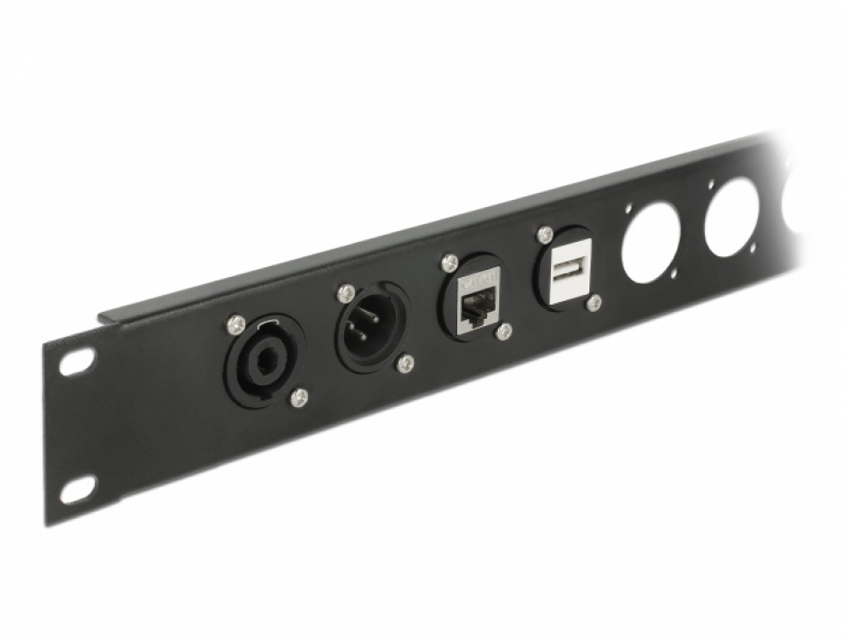 Imagine Modul D-type jack stereo 3.5 mm 3 pini la bloc terminal, Delock 86732