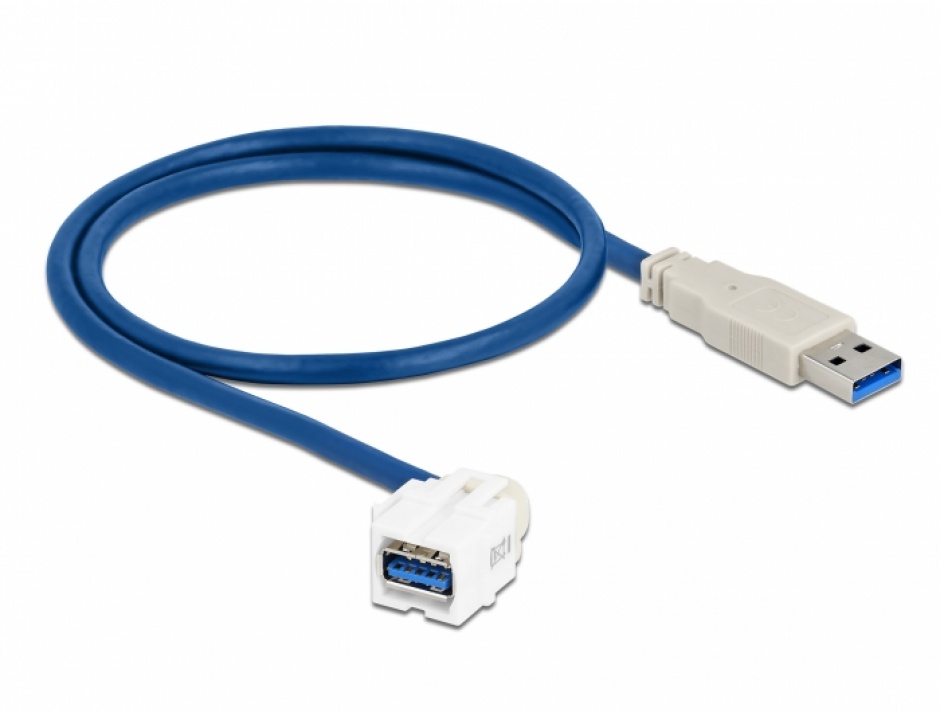 Imagine Modul keystone USB 3.0-A 250 grade T-M 0.5m, Delock 86871