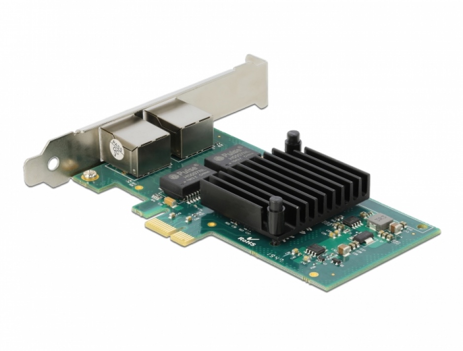 Imagine Placa PCI Express la 2 x Gigabit LAN Intel i350, Delock 88502