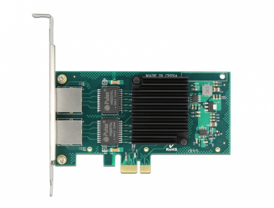 Imagine Placa PCI Express la 2 x Gigabit LAN Intel i350, Delock 88502