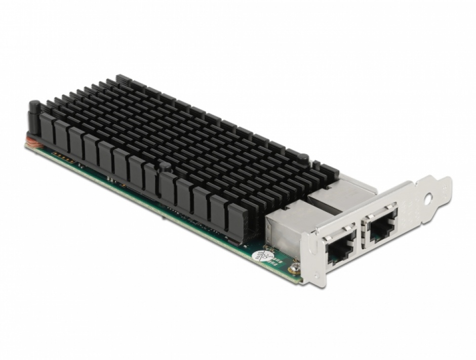 Imagine PCI Express x8 la 2 x RJ45 LAN 10 Gigabit Intel X540, Delock 88505