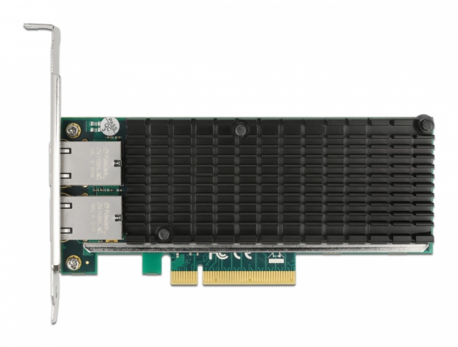 Imagine PCI Express x8 la 2 x RJ45 LAN 10 Gigabit Intel X540, Delock 88505