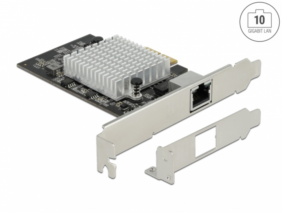 Imagine PCI Express la 1 x RJ45 10 Gigabit LAN AQC113CS, Delock 89528