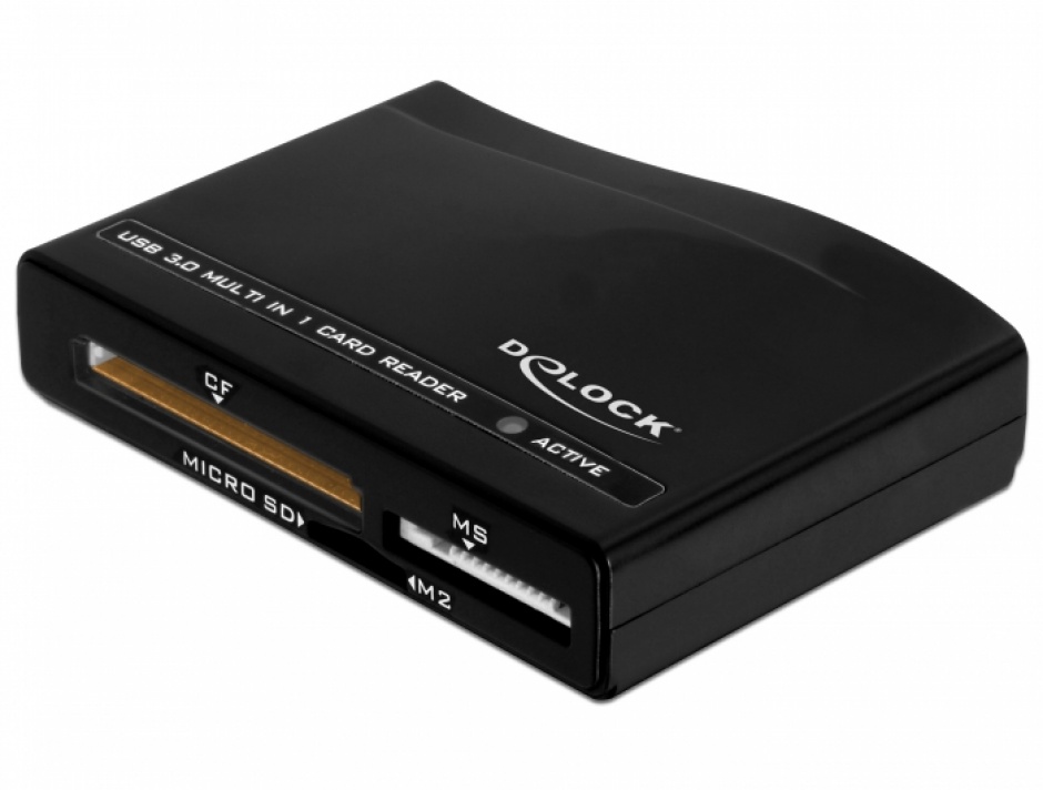 Imagine Cititor de carduri USB 3.0 All in 1, Delock 91712