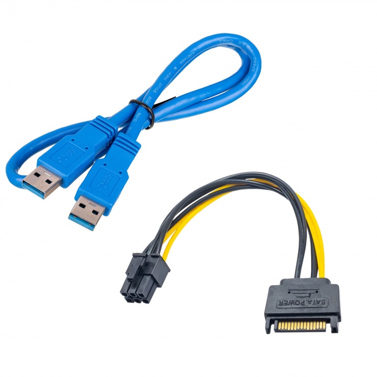 Imagine Riser PCI Express x1-x16 la USB 3.0, AK-CA-64