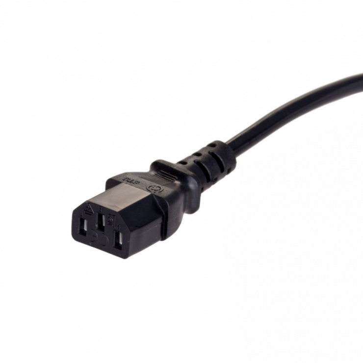 Imagine Cablu de alimentare IEC C13 la fire deschise 1.5m, AK-OT-02A