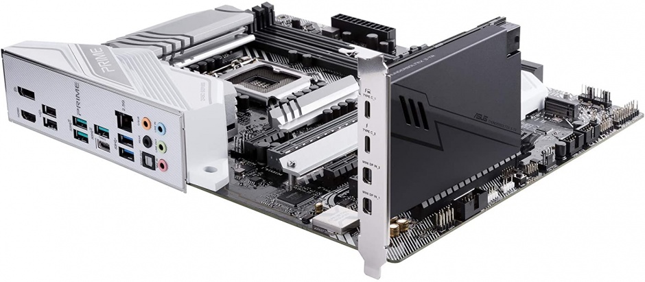 Imagine PCI Express cu 2 x USB type C/Thunderbolt 3 + 2 x Mini Displayport, ASUS