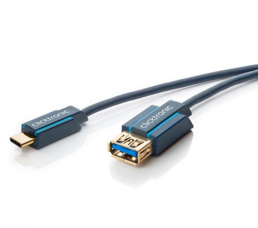 Imagine Cablu USB 3.2-A la USB type C T-M 2m, Clicktronic CLICK45129