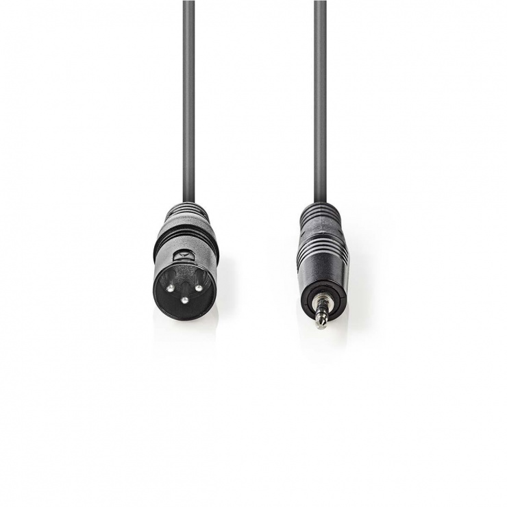 Imagine Cablu audio XLR 3 pini la jack stereo 3.5mm T-T 3m, COTH15300GY30