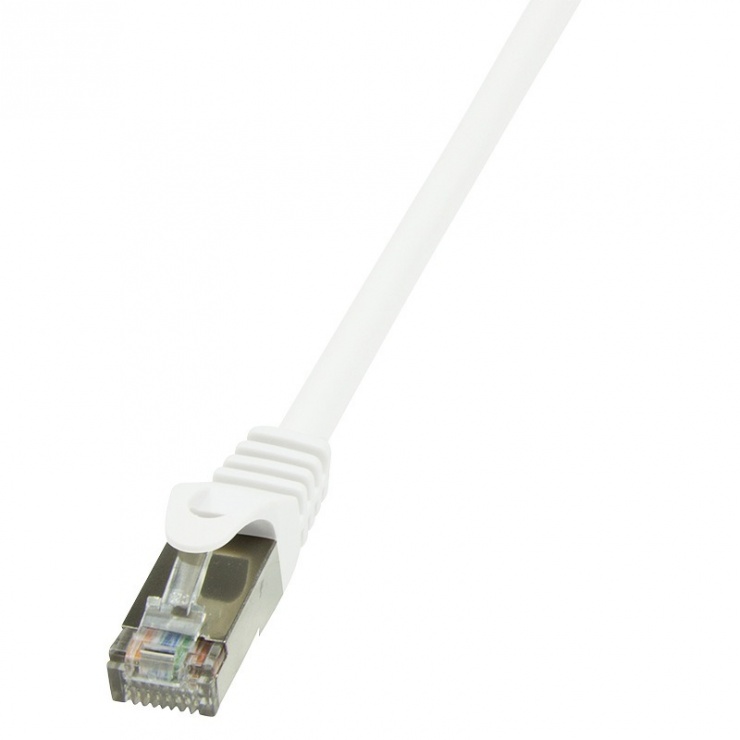 Imagine Cablu de retea FTP Cat 6 15m Alb, Logilink CP2101S