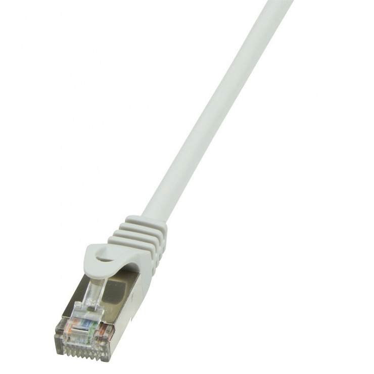 Imagine Cablu de retea FTP cat 6 15m Gri, Logilink CP2102S