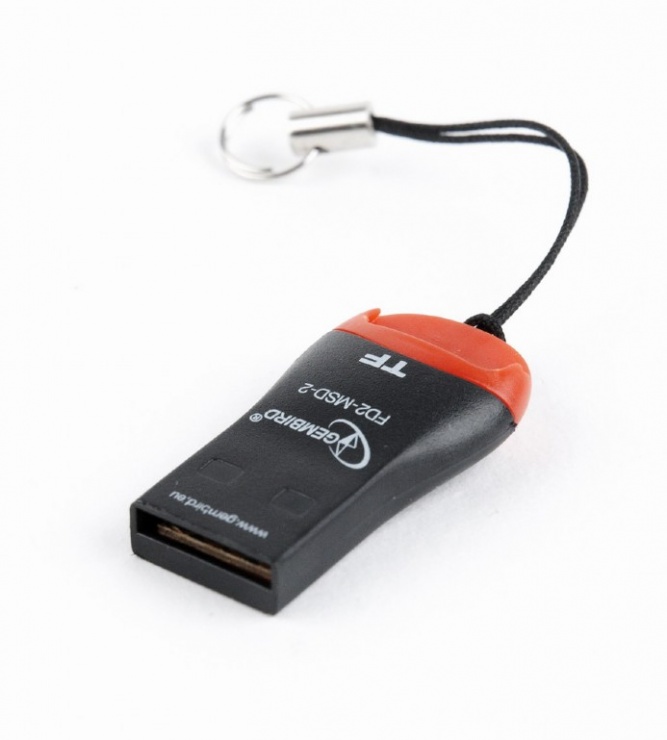 Imagine Cititor de carduri USB 2.0 la micro SD, Gembird FD2-MSD-3